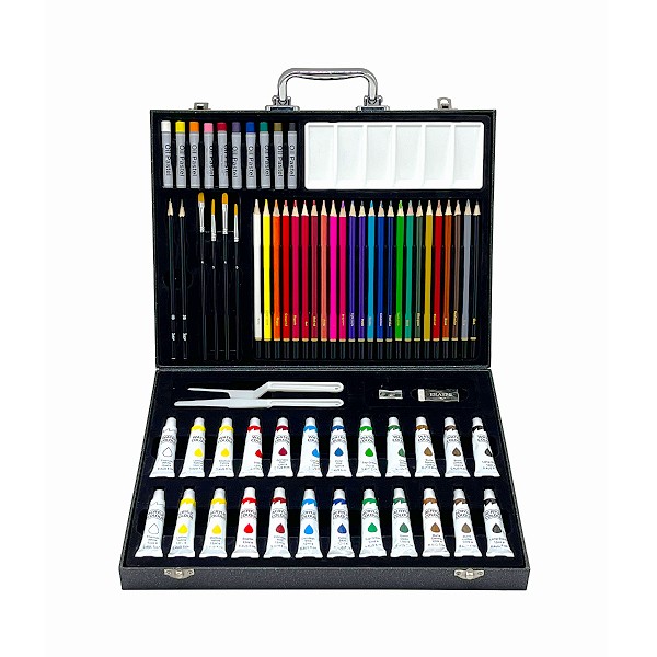 70 PCS Deluxe Wooden Art Set