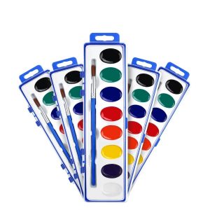 8 Colors Semi-Wet Watercolor Paint Set