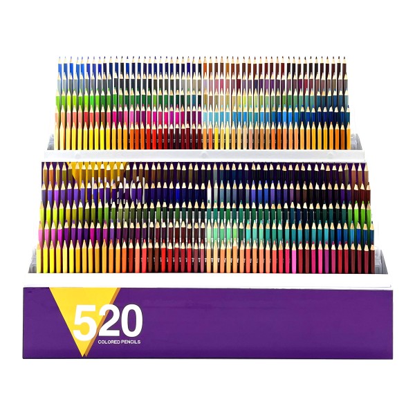 520 Colors Colored Pencils Set