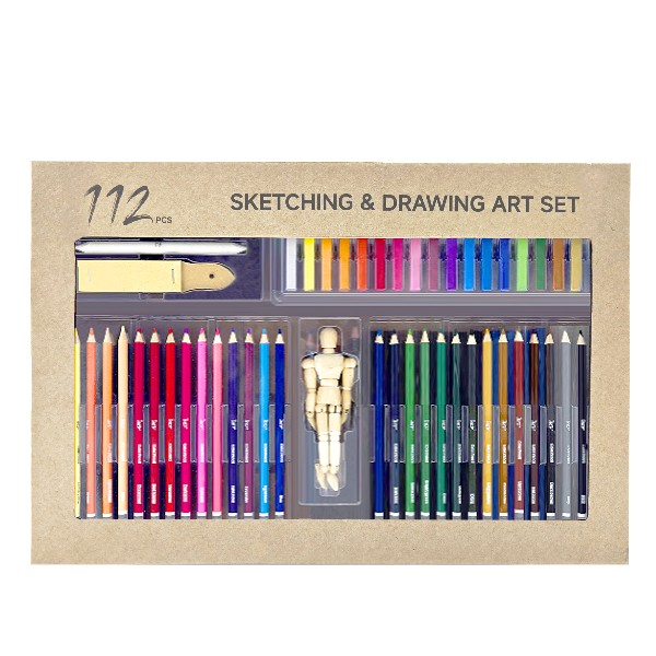 112 PCS Sketching & Drawing Art Set