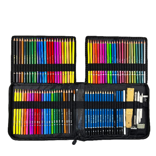 100 PCS Color Pencil Drawing Set