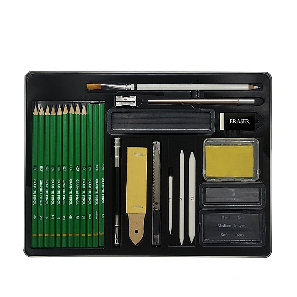 33 PCS Sketching Pencil Set