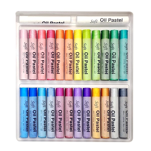 26 PCS Pearl Oil Pastels Set