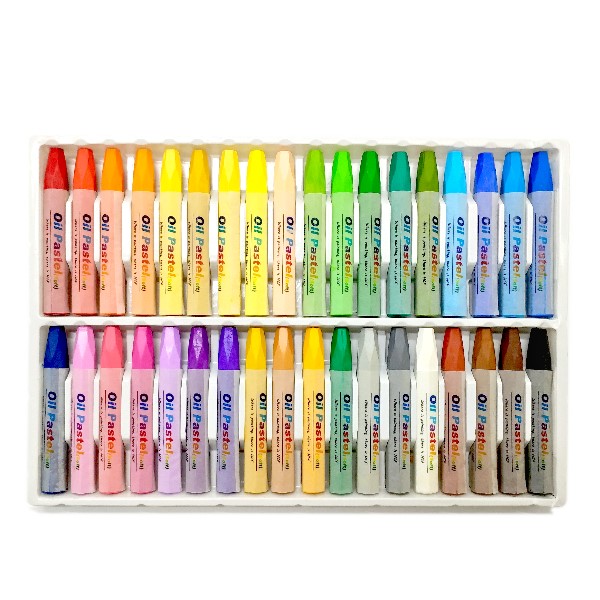36 PCS Hexagon Soft Pastels Set