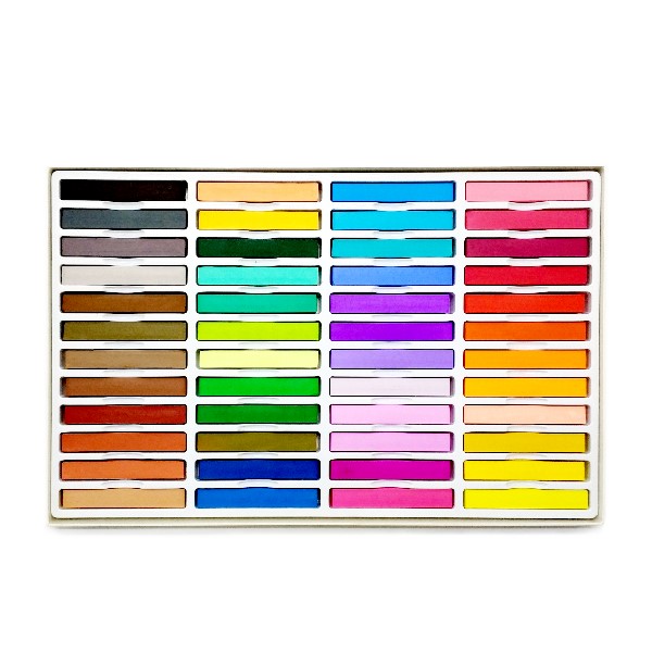 48 Colored Soft Pastel Sticks Set