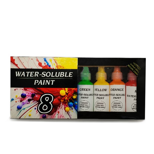 8 Colors Water-Soluble Paints Set