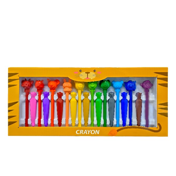 19 PCS Zoo Styled Crayons Set