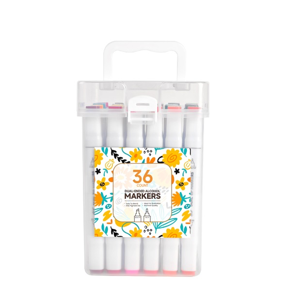 36 Colors Dual-Ended Art Markers Set