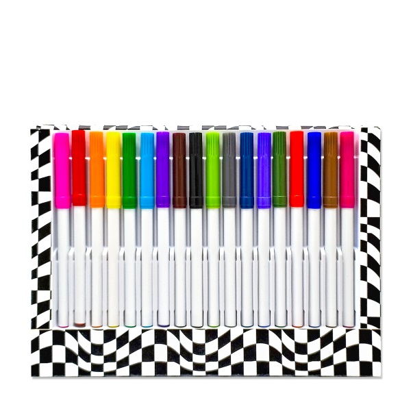 18 Colors Water-based Markers